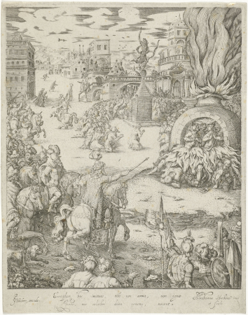 Shadrach, Meshach and Abednego in the fiery furnace'