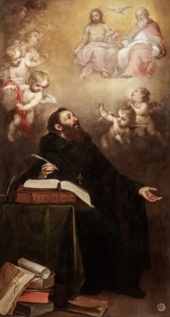 Vision of Saint Augustine with the Trinity, Bartolomé Esteban Murillo