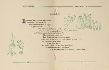 Inutilités. Poèmes., Léon Spilliaert, 1941
