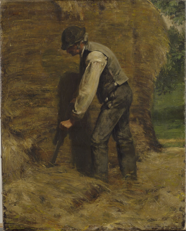 Study for "Barnyard", Childe Hassam, circa 1885