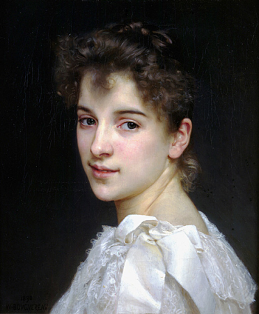 Portrait of Gabrielle Cot, William-Adolphe Bouguereau, 1890