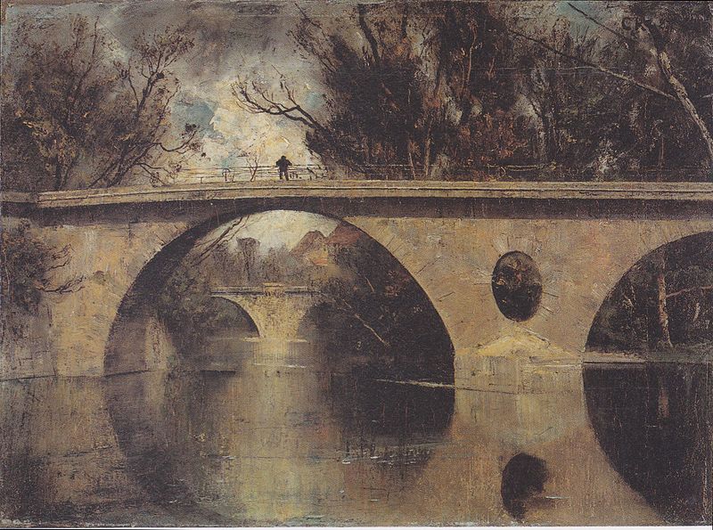 Sternbrücke in Weimar, Christian Rohlfs, c. 1887/88