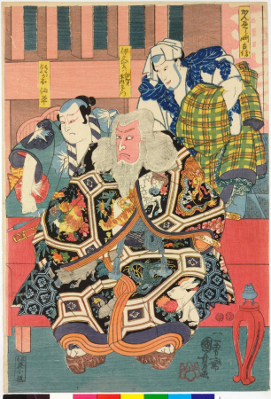 Triptych print, Utagawa Kuniyoshi, 1850