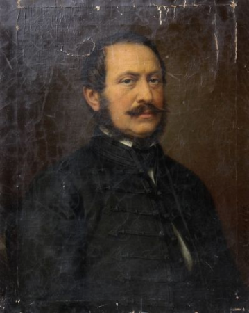 Portrait of Zsigmond Kemény, Miklós Barabás, 1876