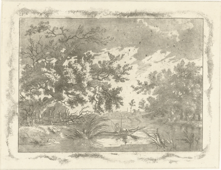 Landschap met twee vissers, RP-P-1882-A-5637, between 1781 and 1822