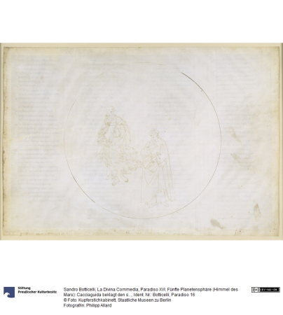 Botticelli, Paradiso 16, Sandro Botticelli, um 1492/1495