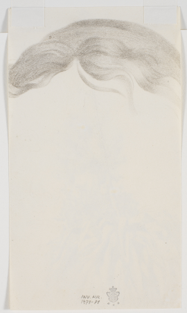 Studie af hår, Martinus Rørbye