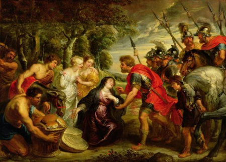 The Meeting of David and Abigail, Peter Paul Rubens, circa 1627