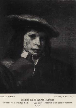 Study of a boy, Rembrandt, circa 1657
