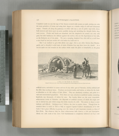 A well in the plain of Philistia. Around it there were a few rudely formed cup-shaped stone water-troughs for the use of flocks and herds., 1881