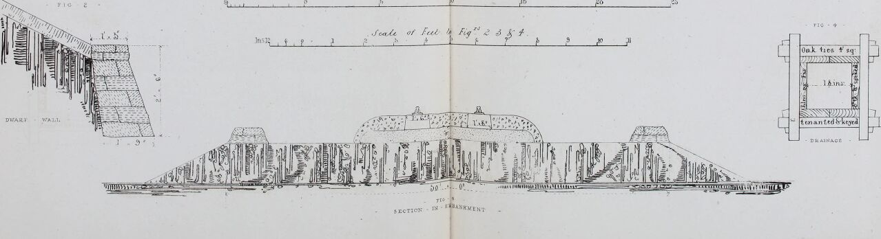 Railway practice. A collection of working plans and practical details of construction in the public works of the most celebrated engineers on the several railways, canals, and other public works (14778334893), Samuel Charles Brees, 1836