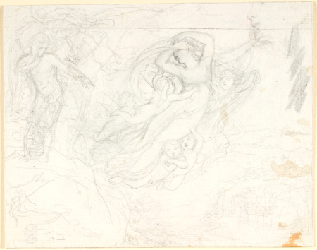 Psyche is abducted by the Zephyrs, Christian Gottlieb Kratzenstein-Stub, 1815