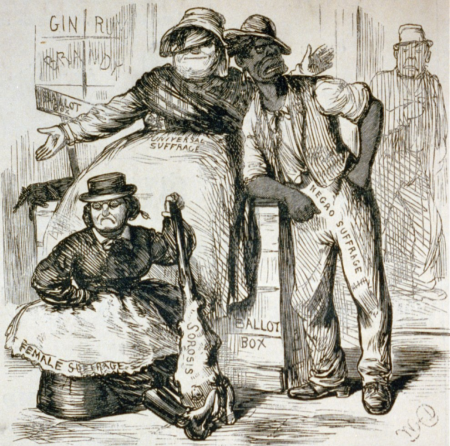 The modern Cornelia, a veritable rum 'un LCCN2002720305 (cropped), Frank Leslie, 1869