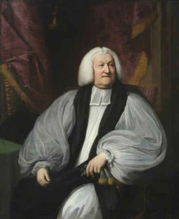 Richard Newcome (1700–1769), Bishop of St Asaph (1761–1769), Fellow (1723–1734), Benjamin West, 1767