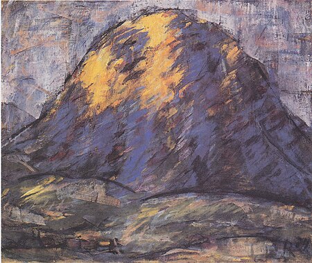 Alpenglühen, Christian Rohlfs, 1924