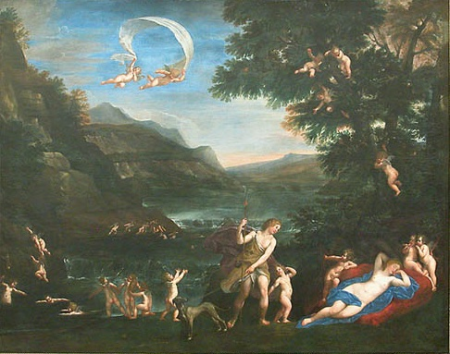 Adonis Led by Cupids to Venus, Francesco Albani, between 1621 and 1633