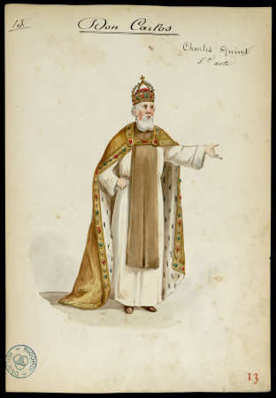 13. Don Carlos / Charles V / 5th act, Alfred Albert, 1867