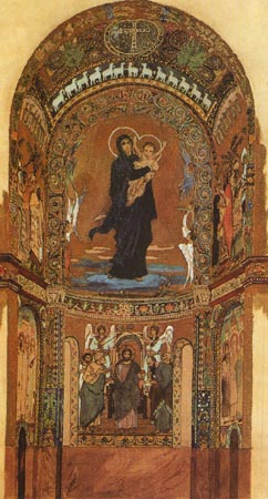 Богоматерь с Младенцем, Viktor Vasnetsov