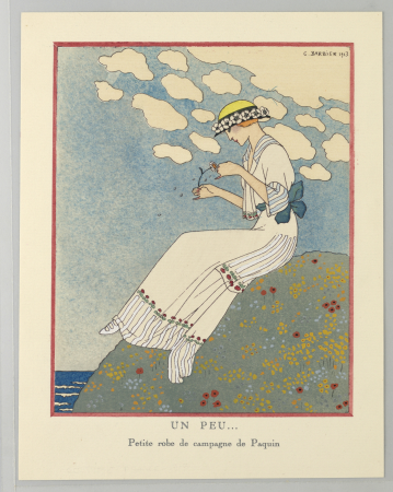 Print, Un Peu... (A Little...), 1913, George Barbier