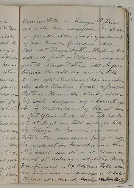 Notes regarding Skipper Klement's uprising and the battle at Svendstrup marsh. Transcript from Vendsyssel Yearbooks 1925, Niels Larsen Stevns