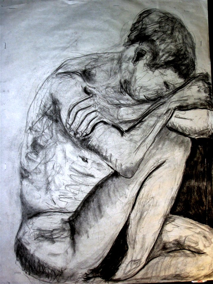 Sitting man