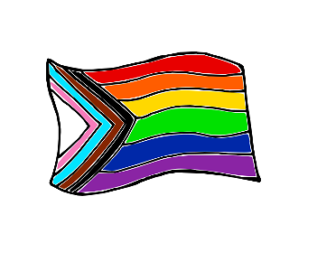 Pride Flag Illustration - FREE. Free illustration for personal and commercial use.