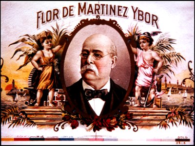 La Flor de Martinez Ybor. Free illustration for personal and commercial use.