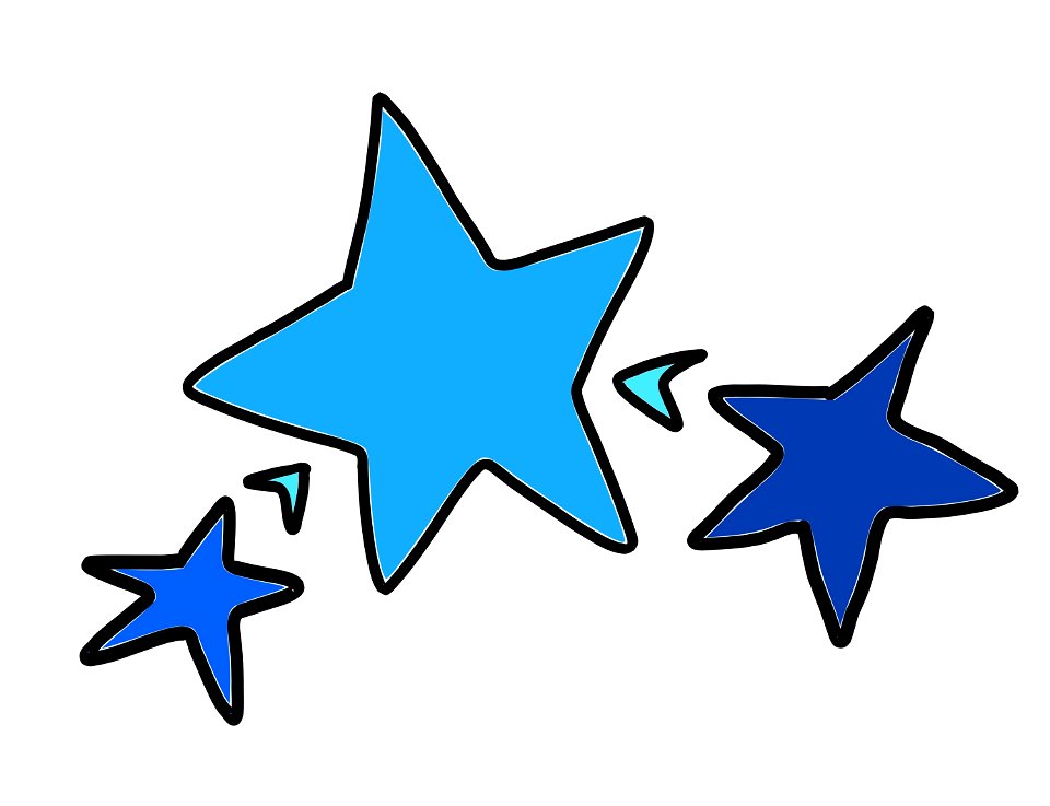 Stars Art - FREE. Free illustration for personal and commercial use.