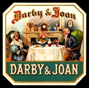 Darby and Joan. Free illustration for personal and commercial use.