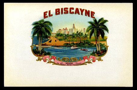 El Biscayne. Free illustration for personal and commercial use.