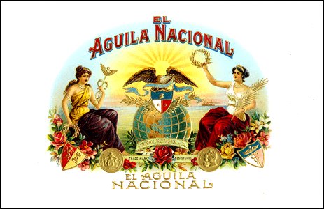 El Aguila Nacional. Free illustration for personal and commercial use.