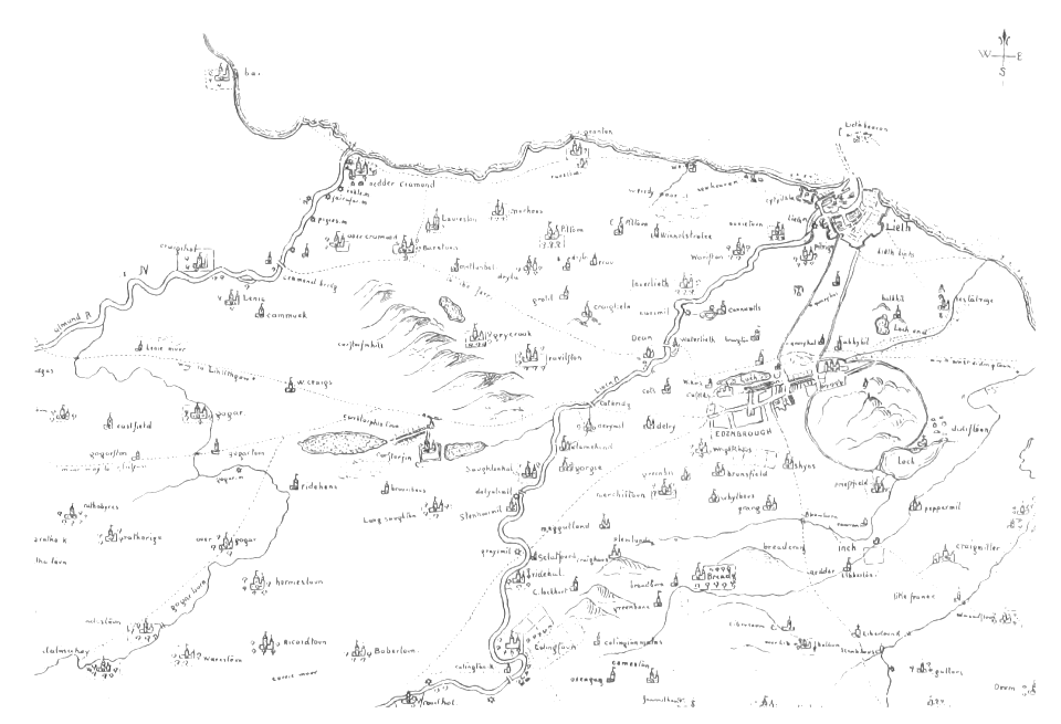 lothian map