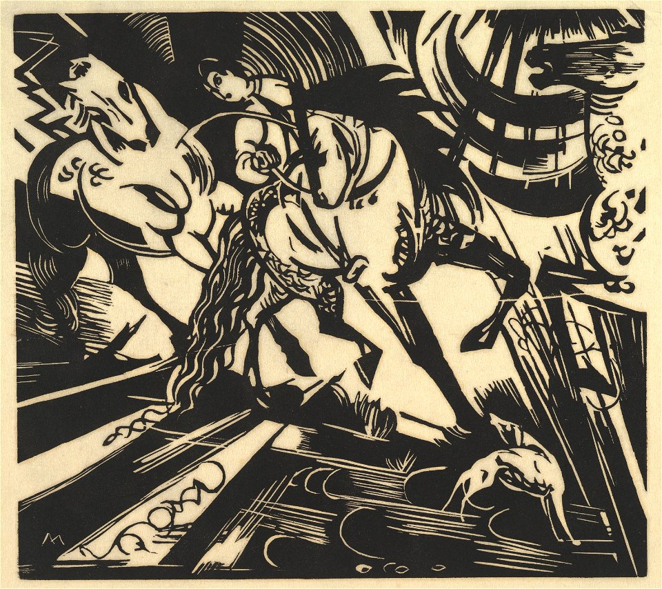 The Riding School Franz Marc