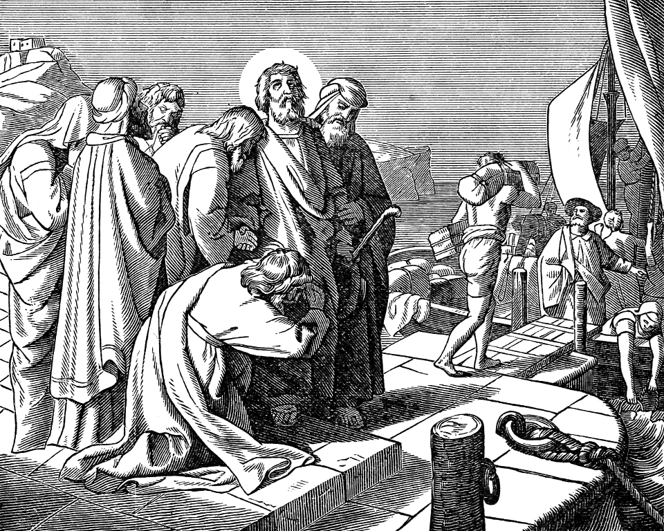 25 Paul leaving the Elders of Ephesus