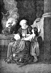 054 1 Samuel 03 v16-18 Eli asks Samuel to tell him what the Lord said