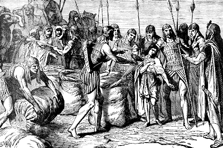 019 Genesis 44 v12 The Cup is found in Benjamins Sack