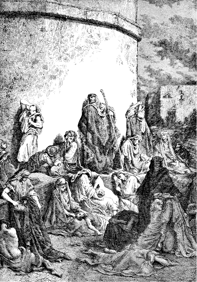 113 Jeremiah 39 v08 Jerusalems misery - the King of Babylon slays the nobles and burns their houses