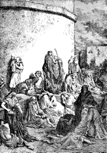 113 Jeremiah 39 v08 Jerusalems misery - the King of Babylon slays the nobles and burns their houses