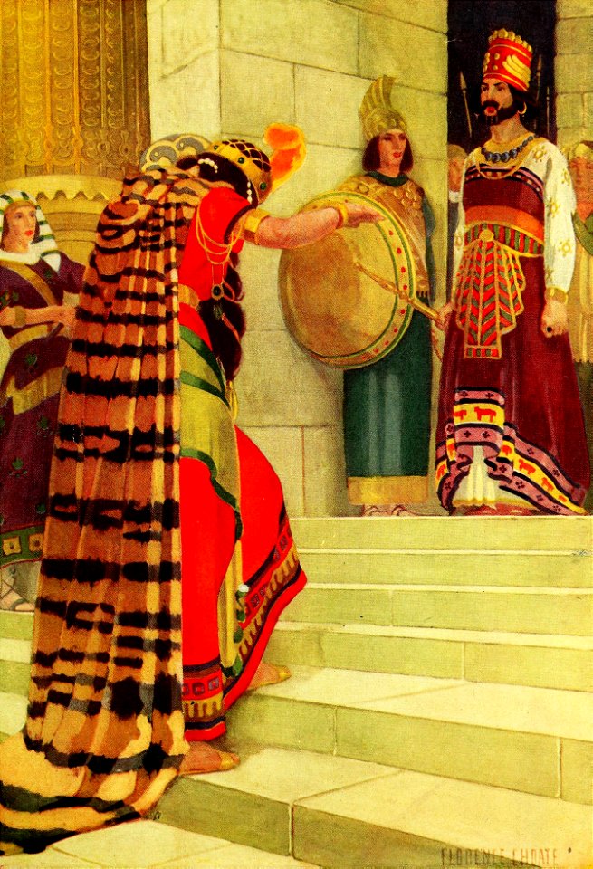13 The Queen of Sheba visits Solomon (color)