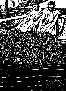 03 Luke 05 v01-11 Miraculous Draught of Fishes