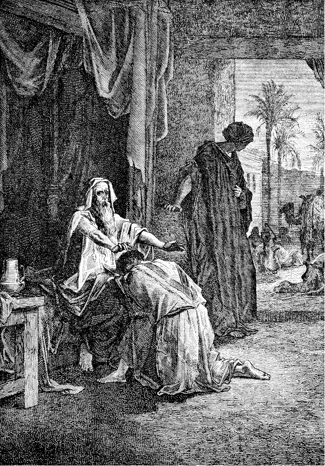 013 Genesis 27 v27 - Isaac blesses Jacob (by deception)