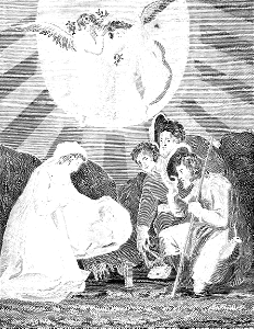 01 Matthew 02 v11 The Shepherds visit the Newborn Christ in the Manger and worship Him