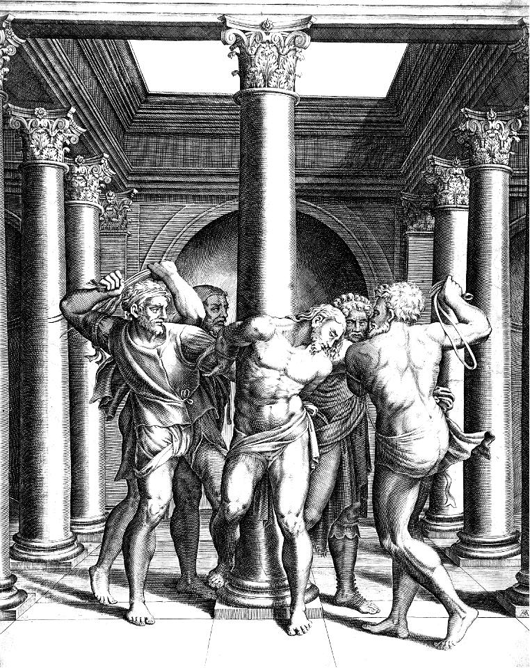 134 The Flagellation (Scultori 1587)