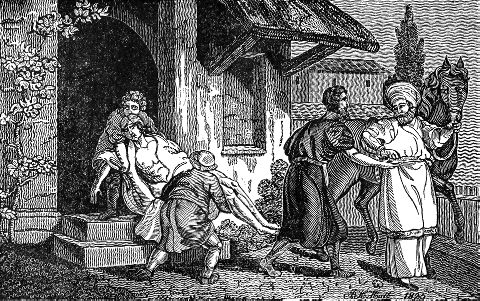 01 Luke 10 v30-37 The Good Samaritan brings the wounded man to an Inn