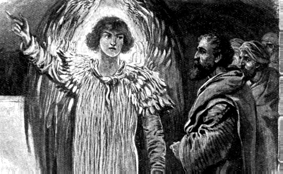 04 Acts 05 v20 - Angel Commands Peter and John to Speak in the Temple