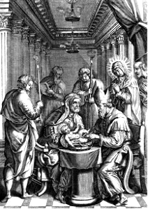 04 The Circumcision of Jesus. Free illustration for personal and commercial use.
