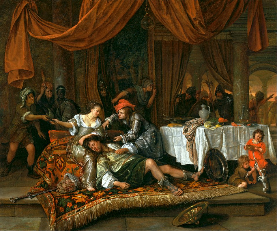 088 Samson and Delilah (Steen 1668)