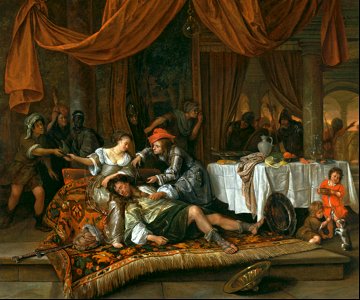 088 Samson and Delilah (Steen 1668)