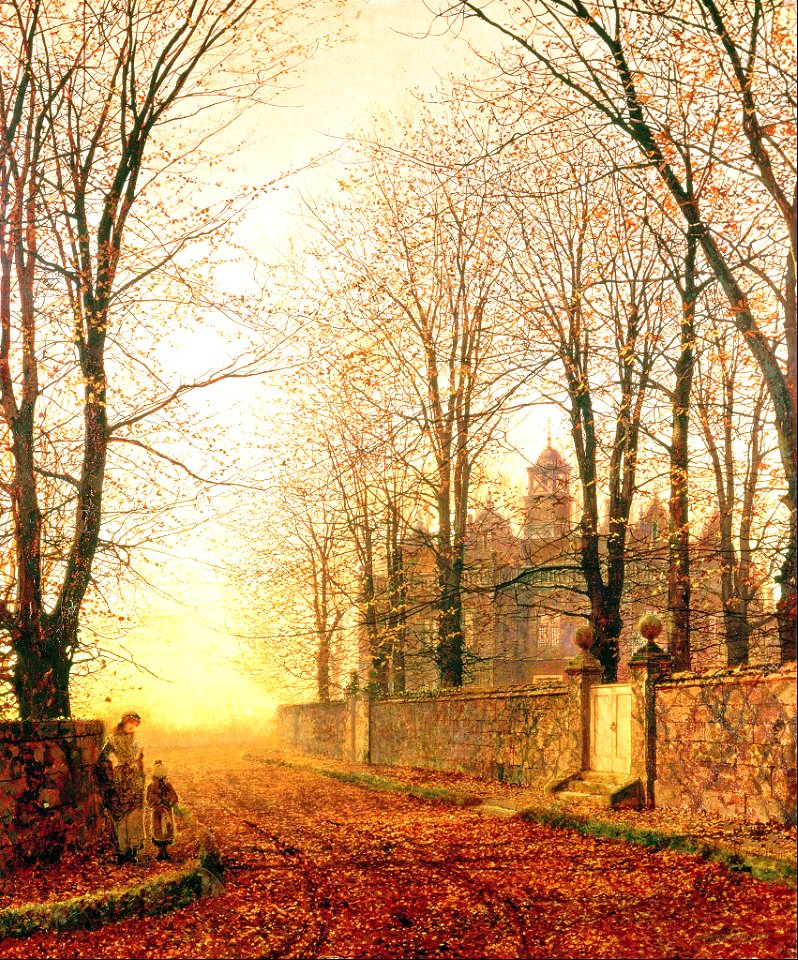 In the golden olden times - John Atkinson Grimshaw