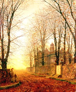 In the golden olden times - John Atkinson Grimshaw
